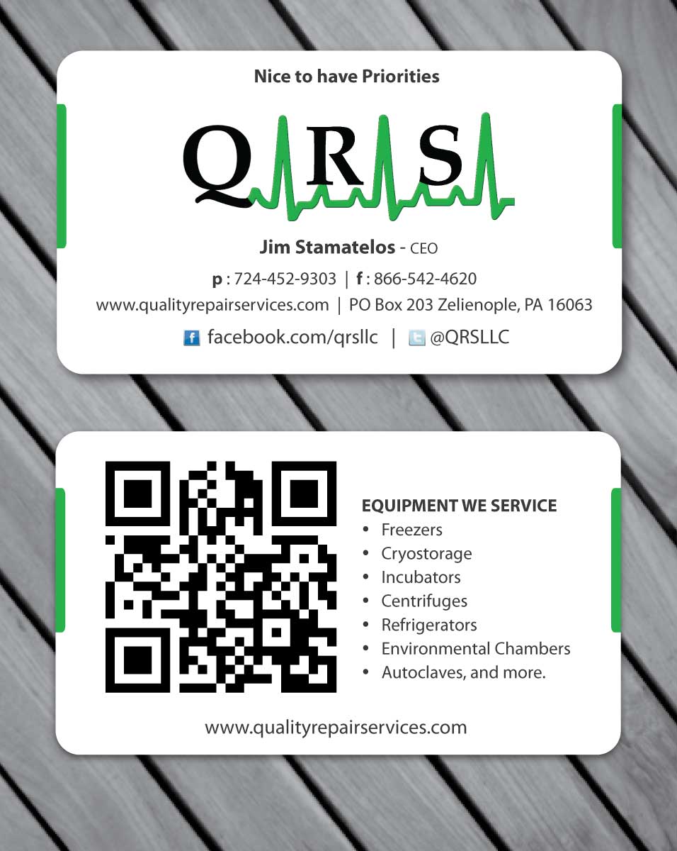 Business Card Design by Sbss for Quality Repair Services, LLC | Design #1087176