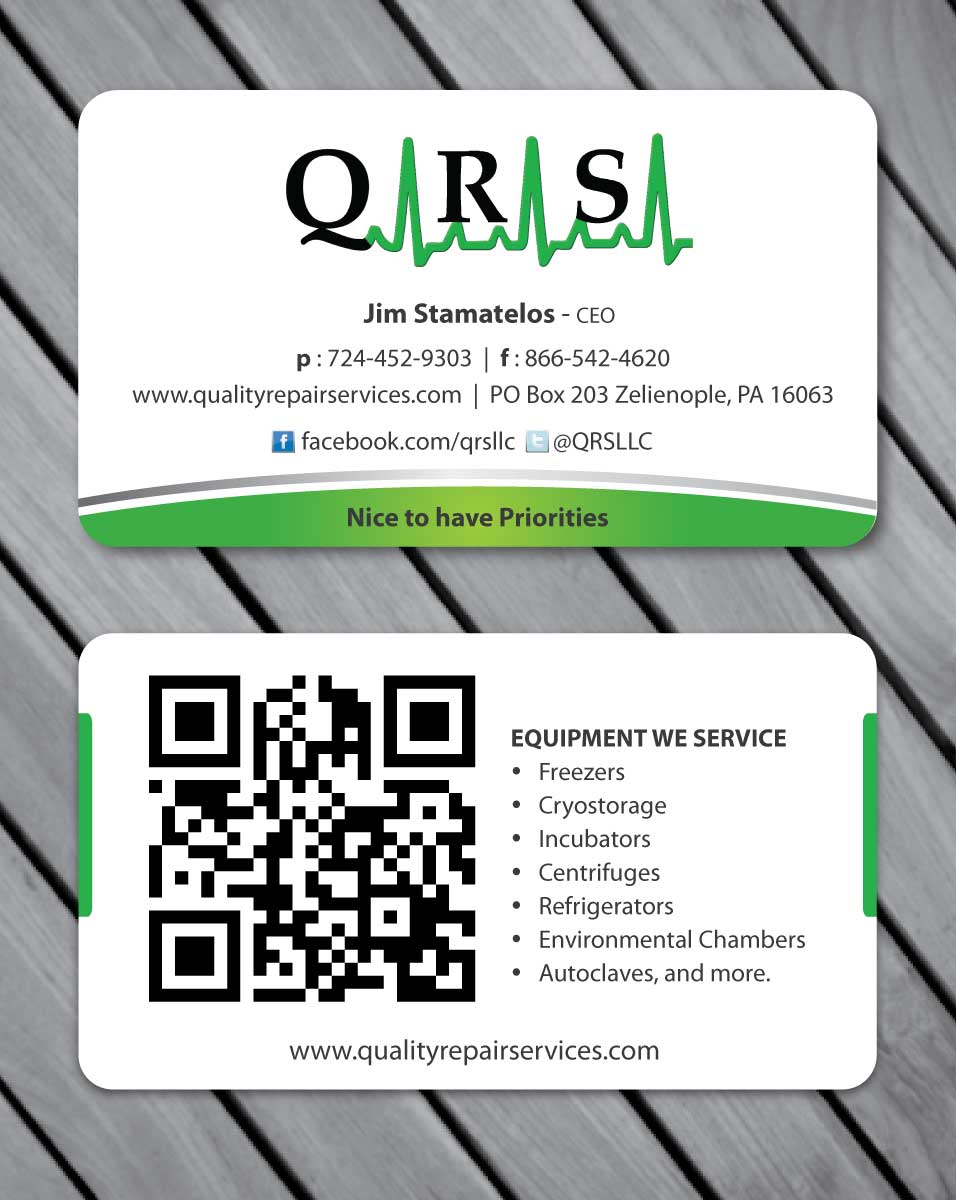 Business Card Design by Sbss for Quality Repair Services, LLC | Design #1087178