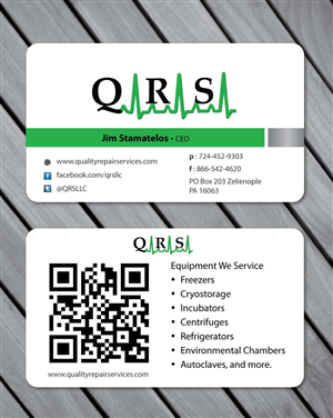 Business Card Design by Sbss for Quality Repair Services, LLC | Design: #1088532