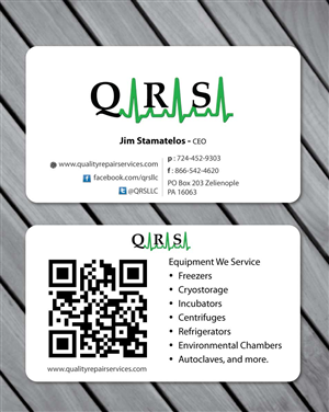 Business Card Design by Sbss for Quality Repair Services, LLC | Design: #1088534