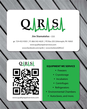 Business Card Design by Sbss for Quality Repair Services, LLC | Design: #1088538