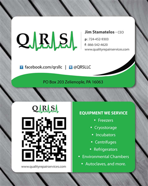 Business Card Design by Sbss for Quality Repair Services, LLC | Design: #1088543