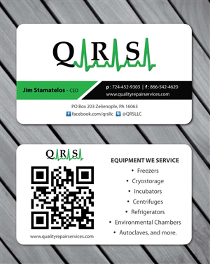 Business Card Design by Sbss for Quality Repair Services, LLC | Design: #1088545