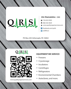 Business Card Design by Sbss for Quality Repair Services, LLC | Design: #1088550