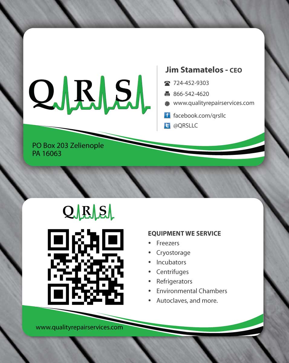 Business Card Design by Sbss for Quality Repair Services, LLC | Design #1088551