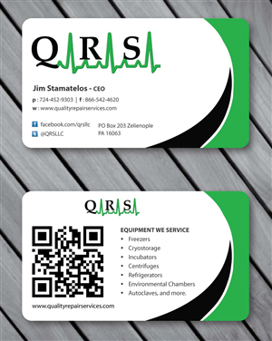 Business Card Design by Sbss for Quality Repair Services, LLC | Design: #1088552