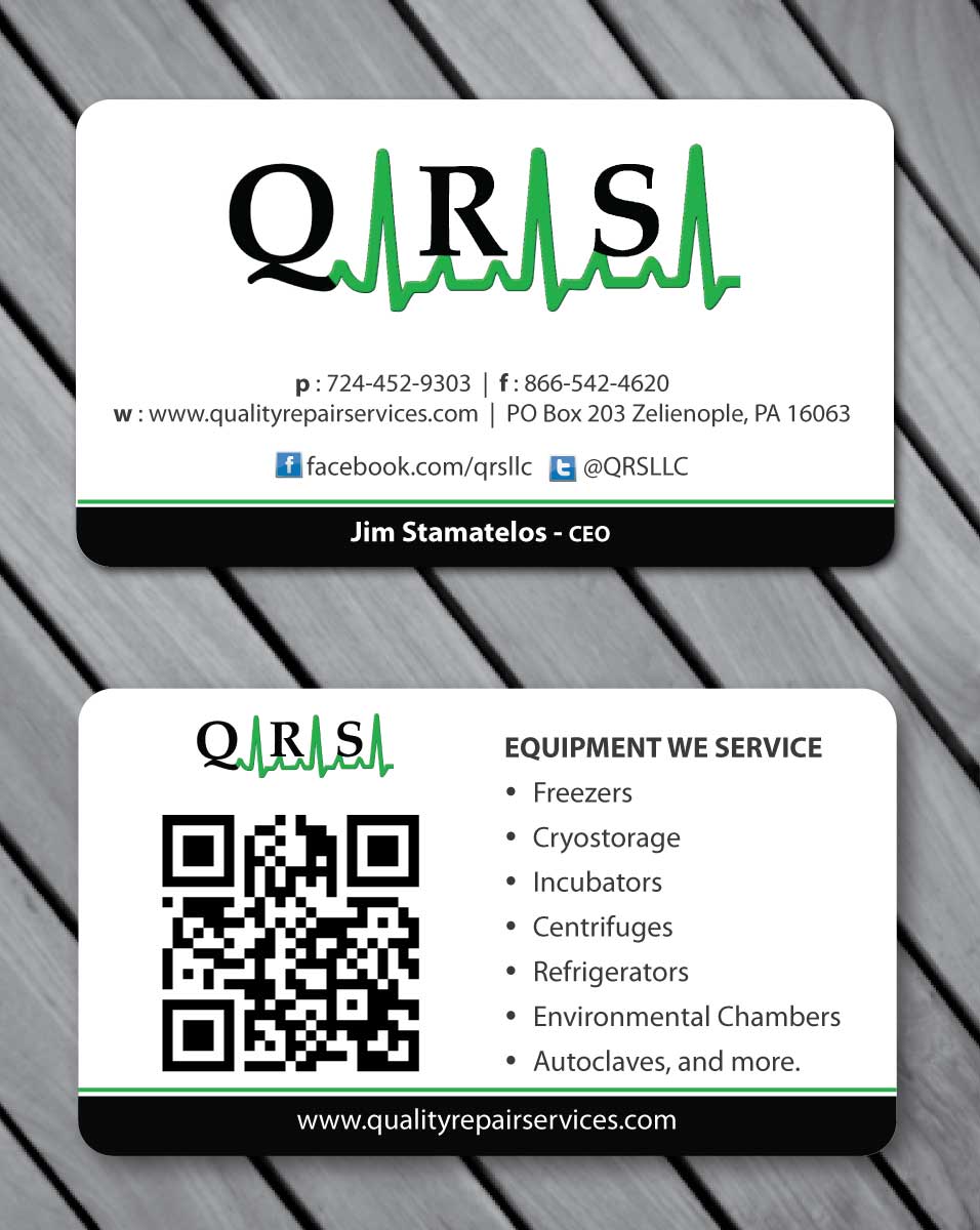 Business Card Design by Sbss for Quality Repair Services, LLC | Design #1088553