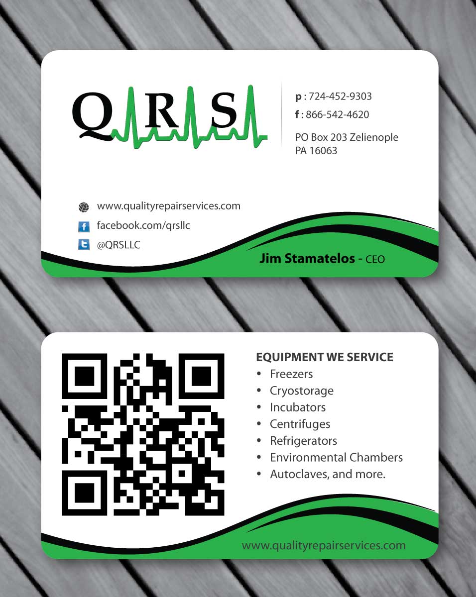 Business Card Design by Sbss for Quality Repair Services, LLC | Design #1088557