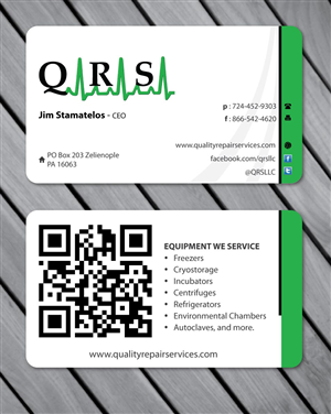 Visitenkarten-Design von Sbss für Quality Repair Services, LLC | Design: #1088559