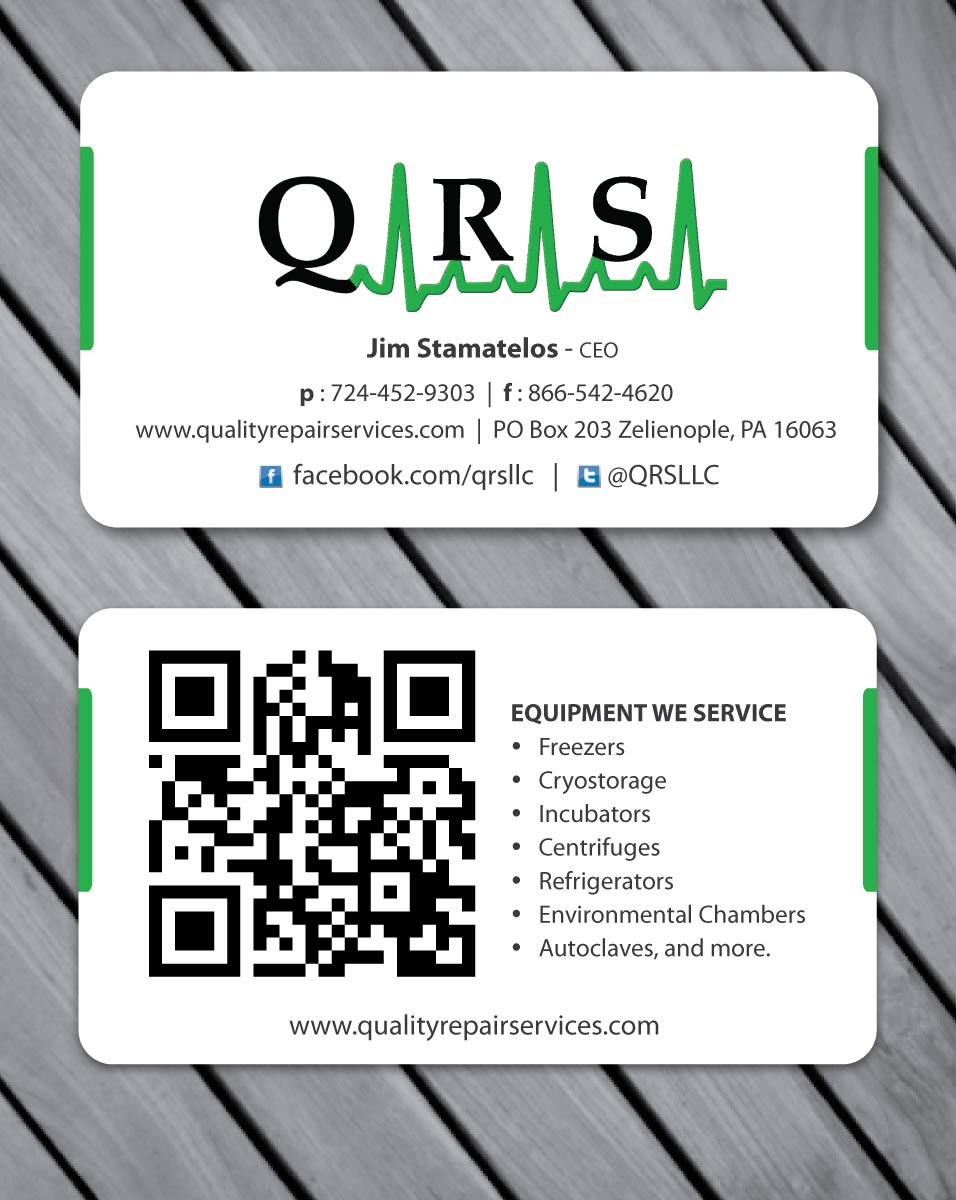 Business Card Design by Sbss for Quality Repair Services, LLC | Design #1088560