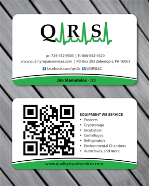 Visitenkarten-Design von Sbss für Quality Repair Services, LLC | Design: #1088561