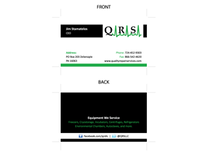 Business Card Design by ruths for Quality Repair Services, LLC | Design: #1098644