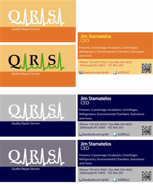 Business Card Design by meli for Quality Repair Services, LLC | Design #1109599