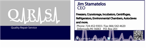 Visitenkarten-Design von meli für Quality Repair Services, LLC | Design: #1114046