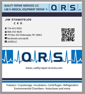 Visitenkarten-Design von  mikelamar für Quality Repair Services, LLC | Design: #1097640