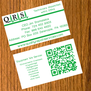 Business Card Design by KDesigns for Quality Repair Services, LLC | Design: #1093082