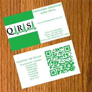 Visitenkarten-Design von KDesigns für Quality Repair Services, LLC | Design: #1093127