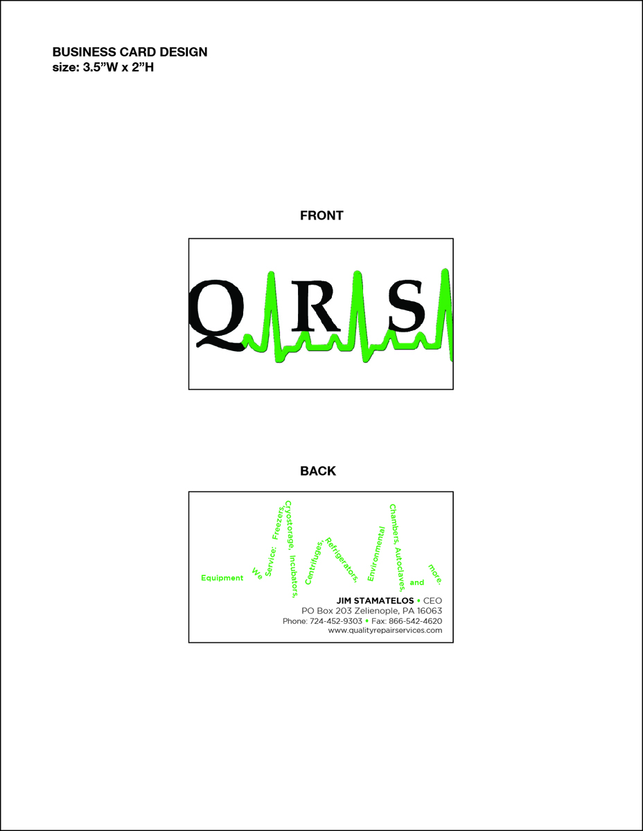 Business Card Design by JanelleH for Quality Repair Services, LLC | Design #1112854