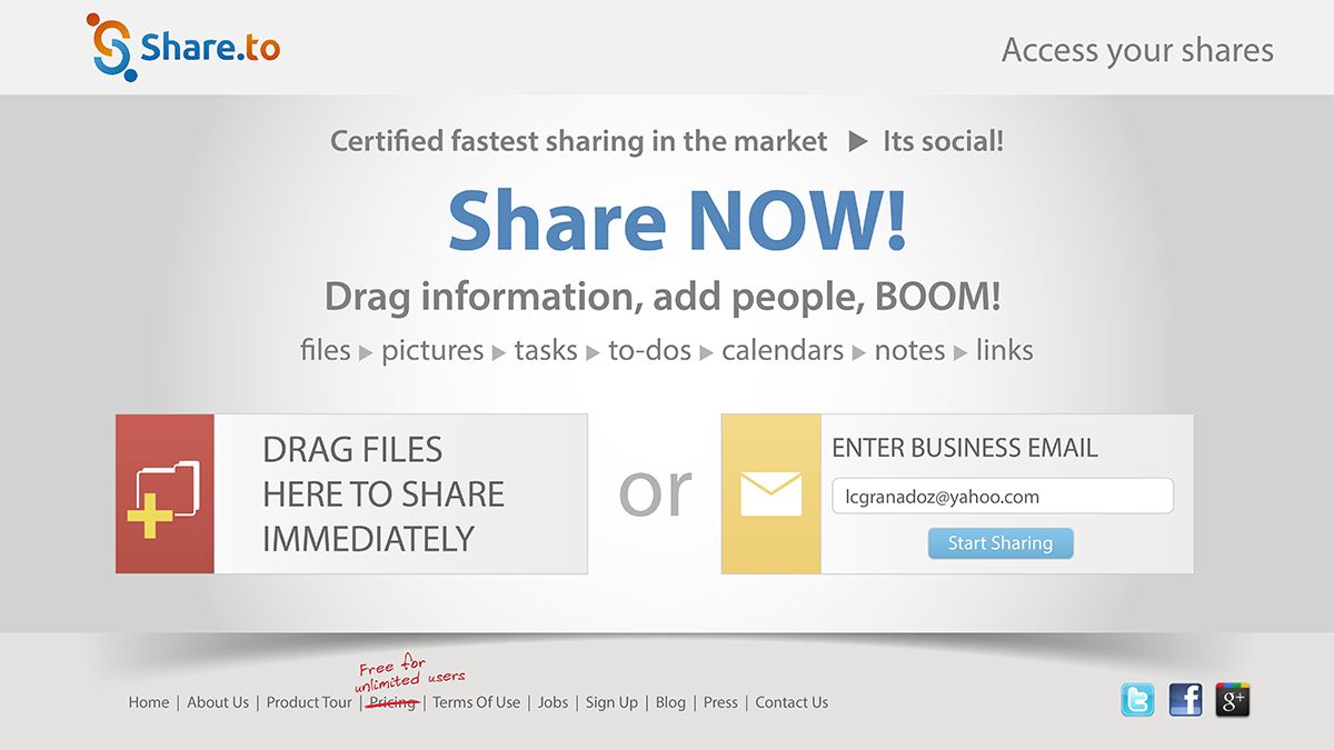Web Design by Lawrence Conde for HyperOffice | Design #1033343