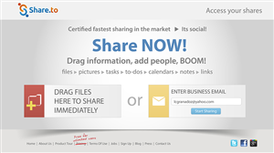 Web Design by Lawrence Conde for HyperOffice | Design: #1033343