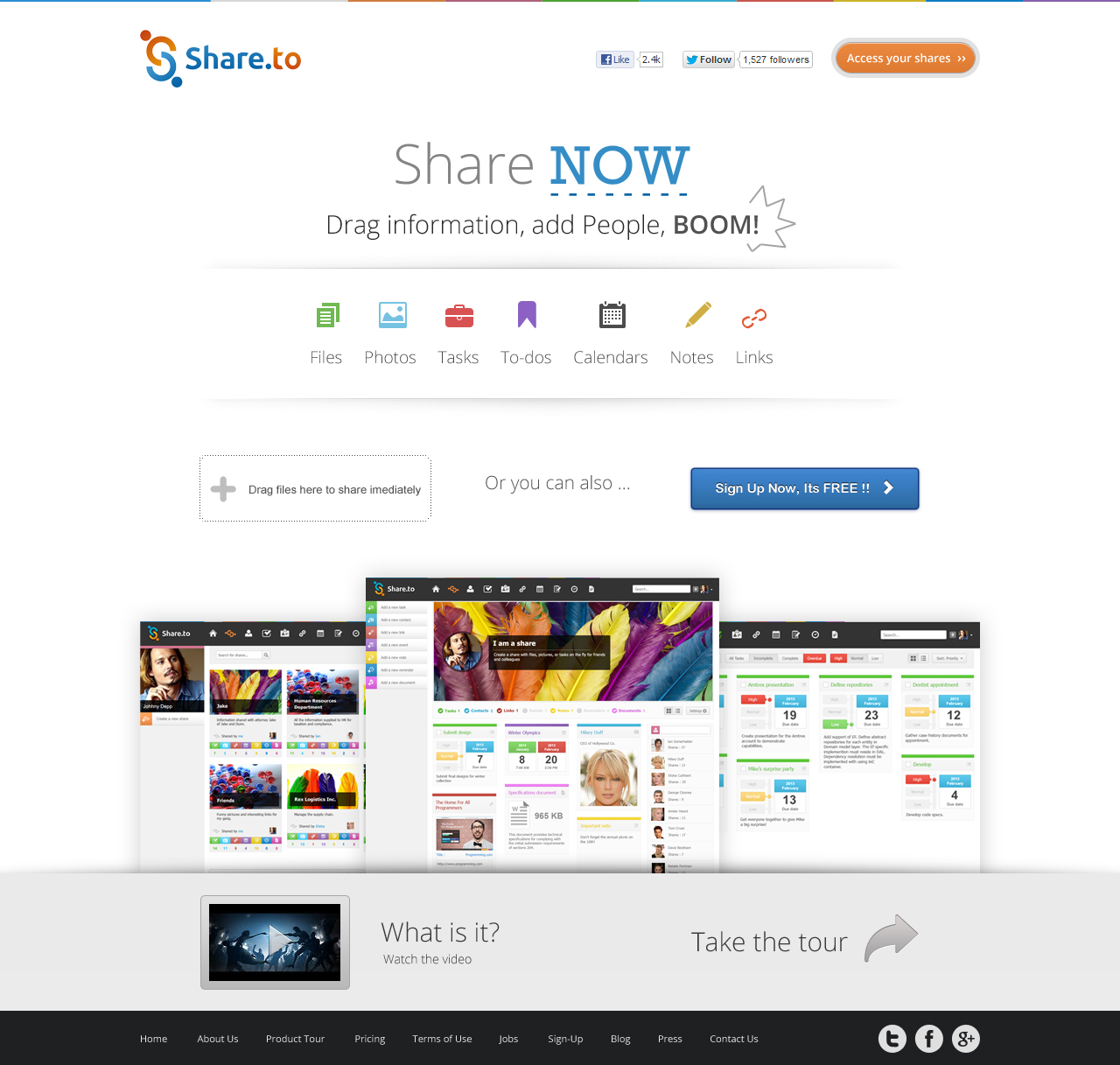 Web Design by David Ramirez for HyperOffice | Design #1079125