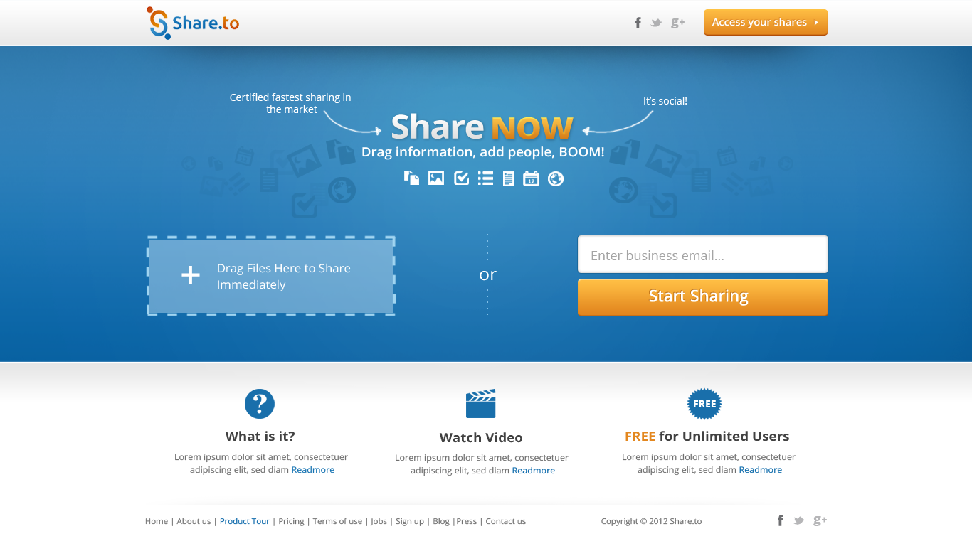 Web Design by Epul for HyperOffice | Design #1050943