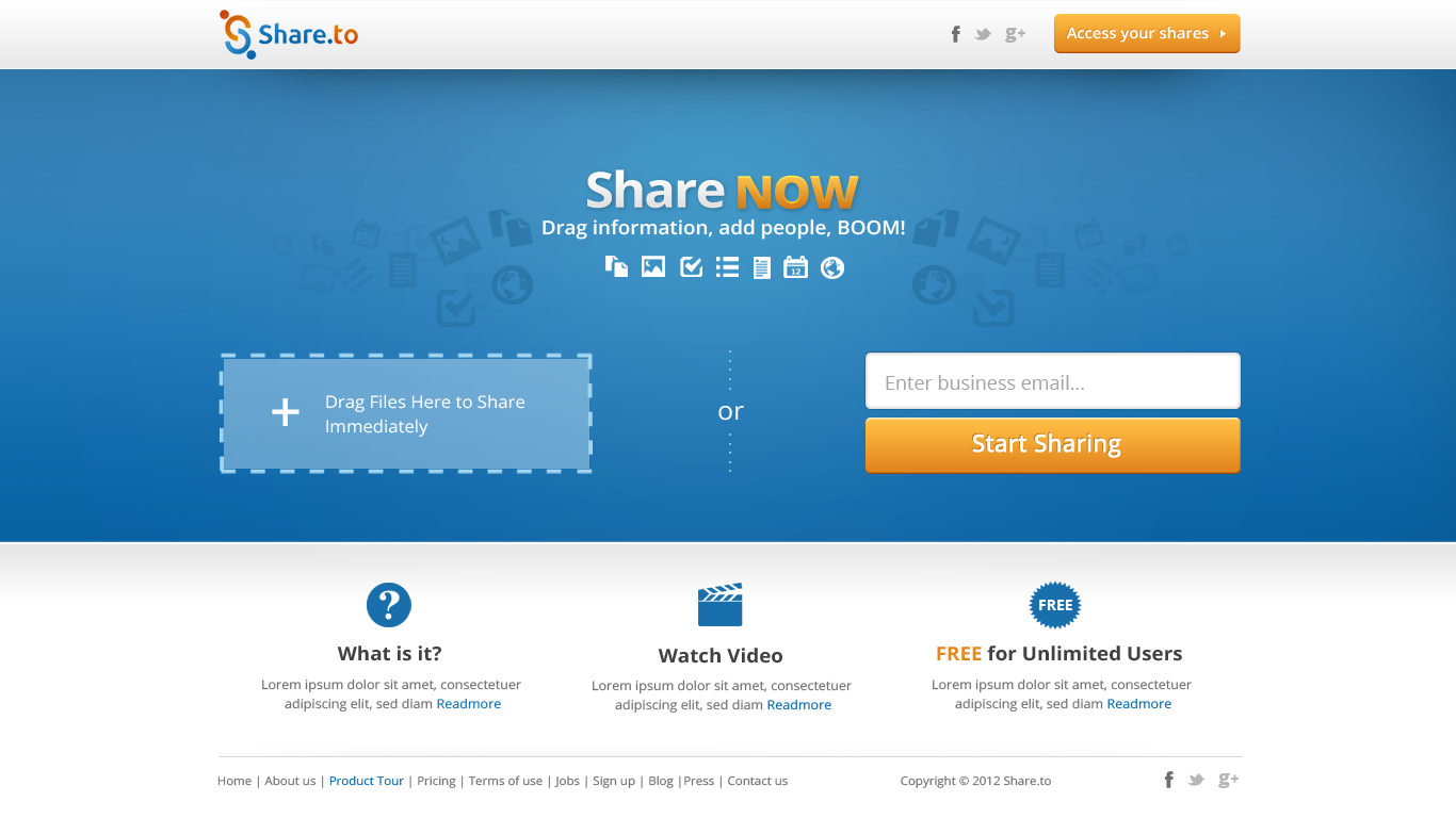 Web Design by Epul for HyperOffice | Design #1056164