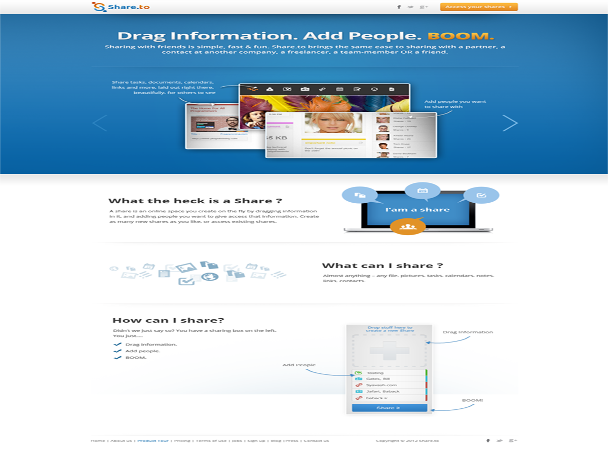 Web Design by Epul for HyperOffice | Design #1056936