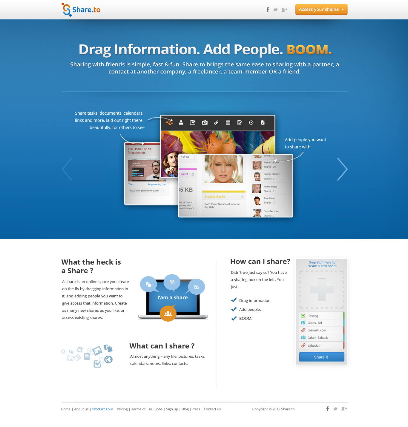 Web Design by Epul for HyperOffice | Design #1056956
