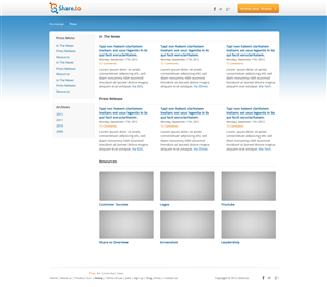 Web Design by Epul for HyperOffice | Design: #1059341