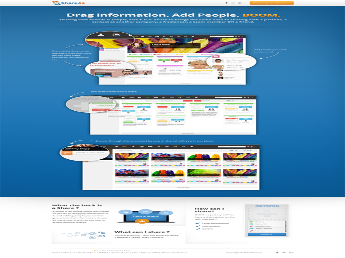 Web Design by Epul for HyperOffice | Design #1059449