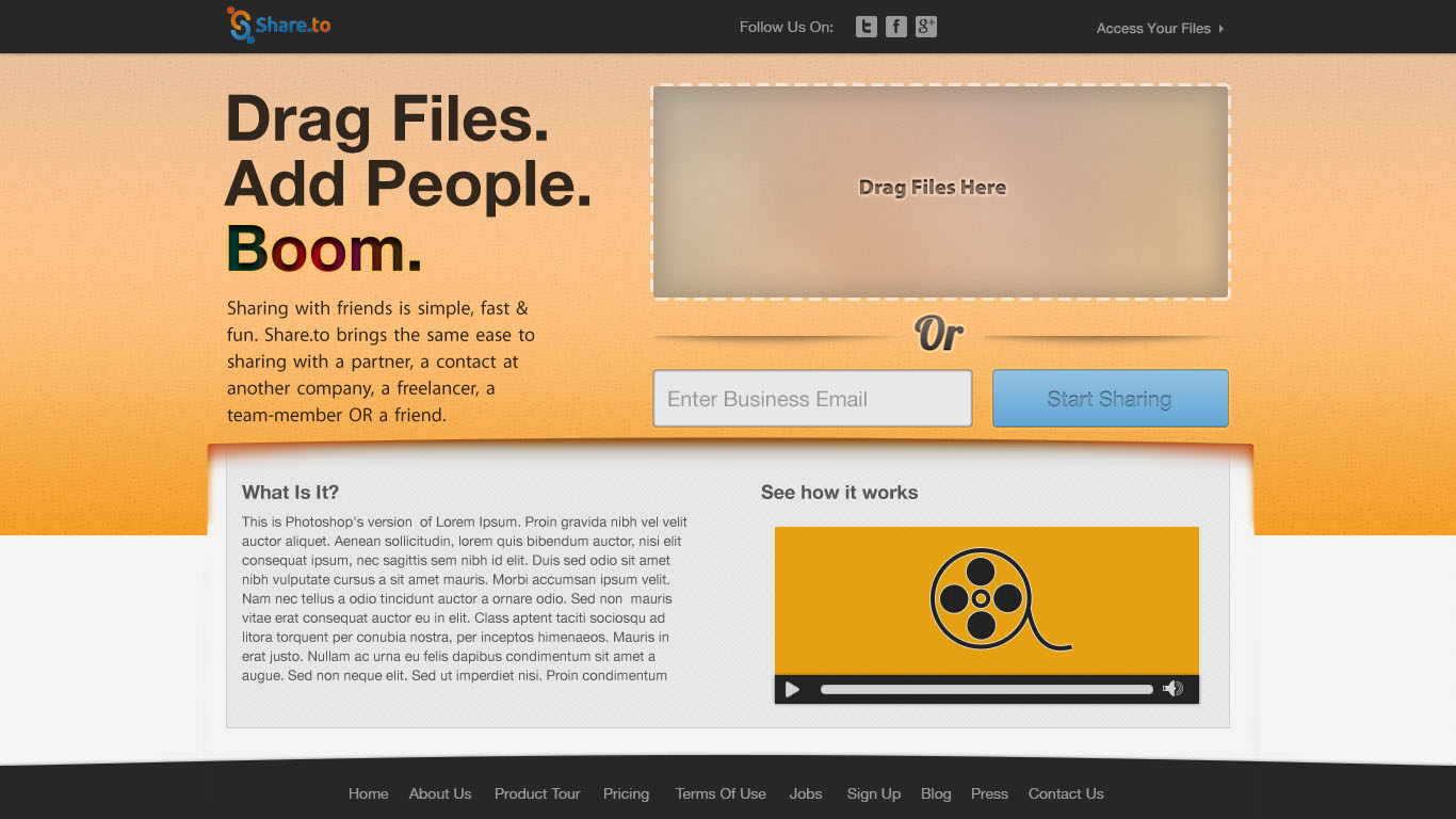 Web Design by Creatives Underground for HyperOffice | Design #1022426