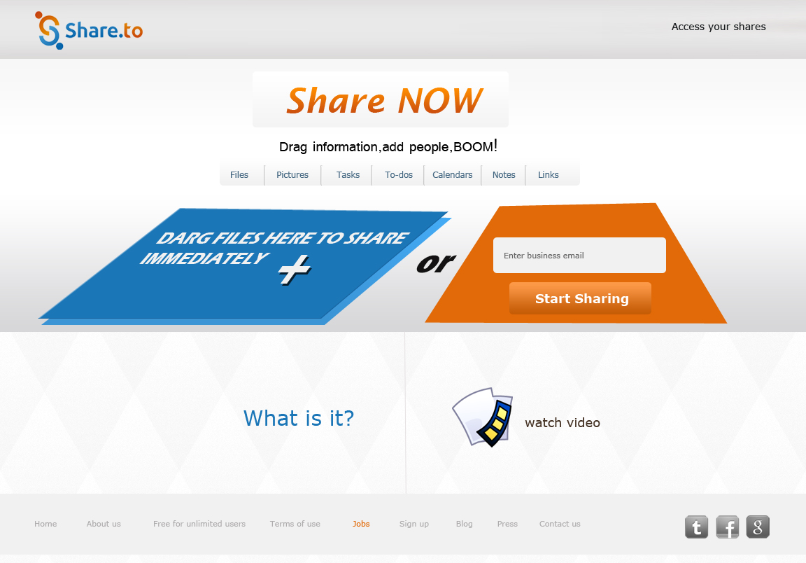 Web Design by GK for HyperOffice | Design #1044899