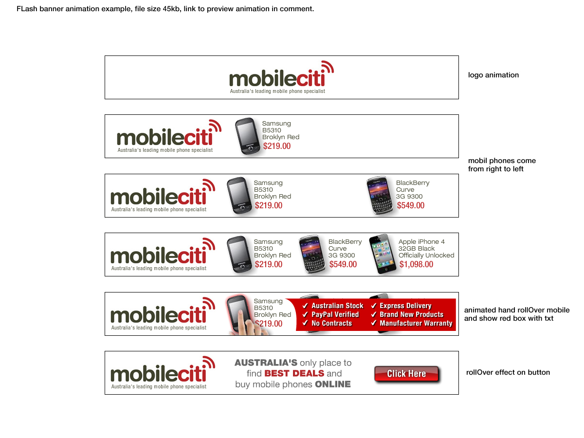 Design de Bannière  par neboica pour Mobileciti | Design #125437