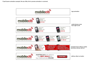 Banner Ad Design by neboica for Mobileciti | Design: #125437
