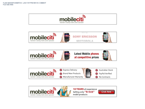 Banner Ad Design by neboica for Mobileciti | Design: #125806