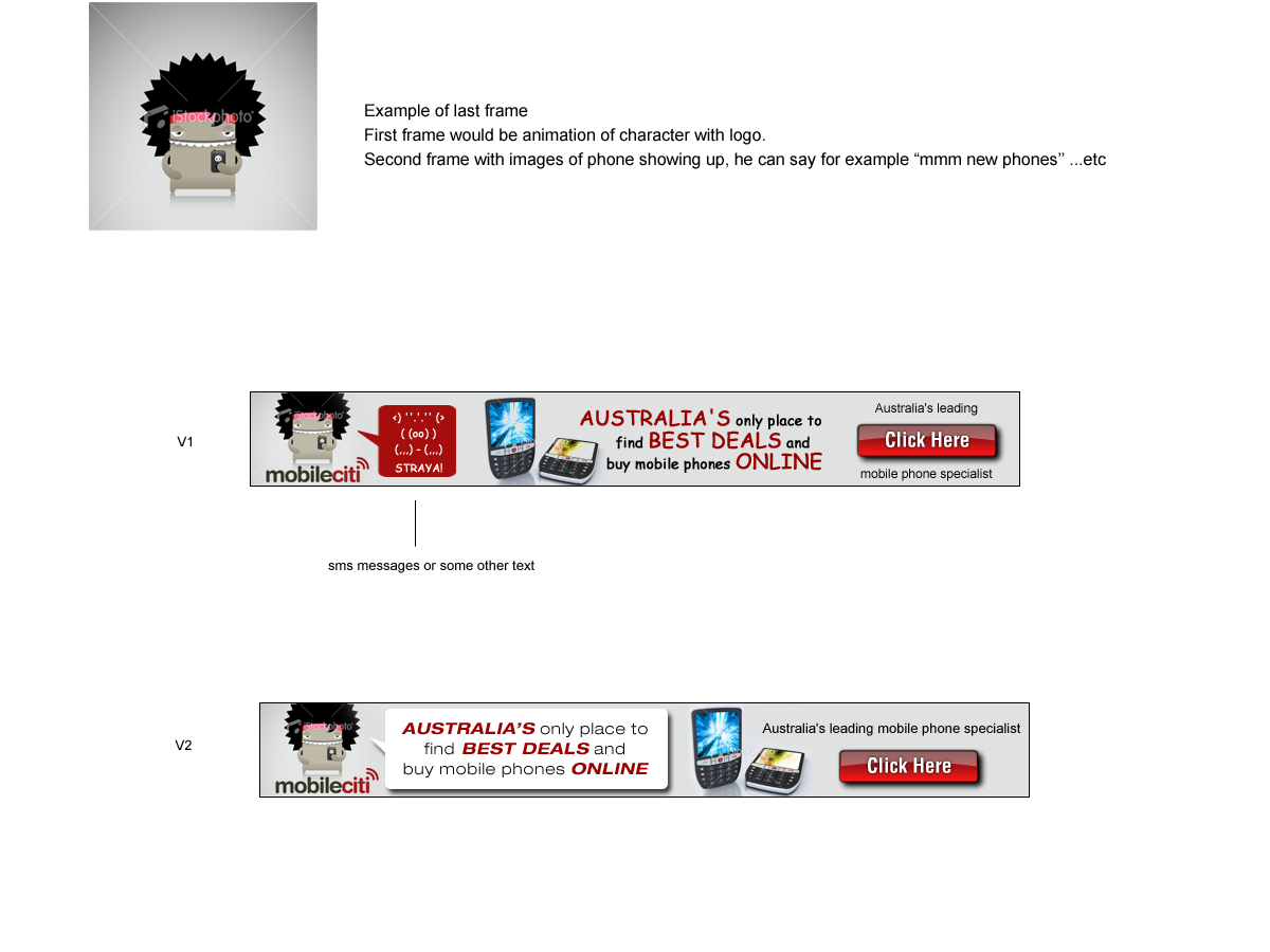 Banner Ad Design by neboica for Mobileciti | Design #126734