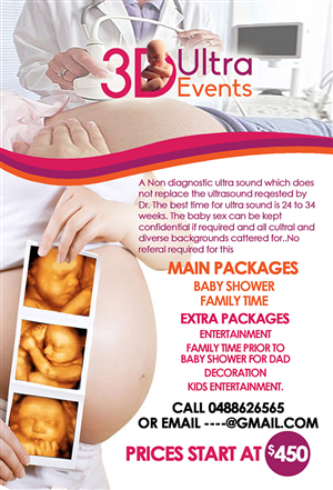 Flyer Design by Juuri for 3dultra events | Design: #3859660