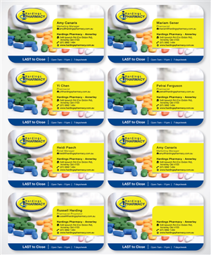 Business Card Design by tuan1968 for hardings pharmacy | Design: #3940835