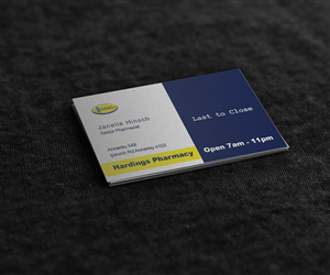 Design de Carte de Visite par senja pour hardings pharmacy | Design #3880805