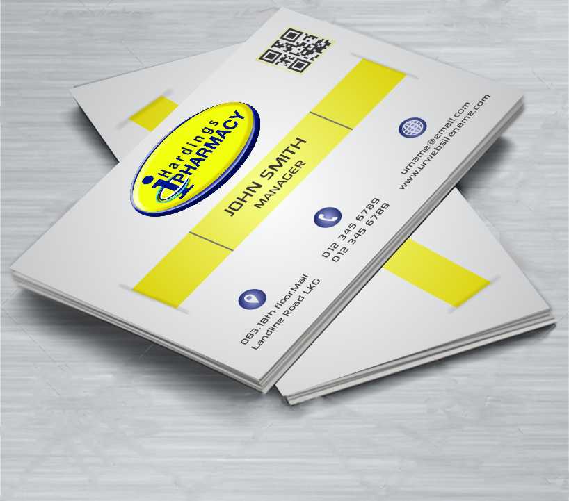 Business Card Design by AwsomeD for hardings pharmacy | Design #3847541