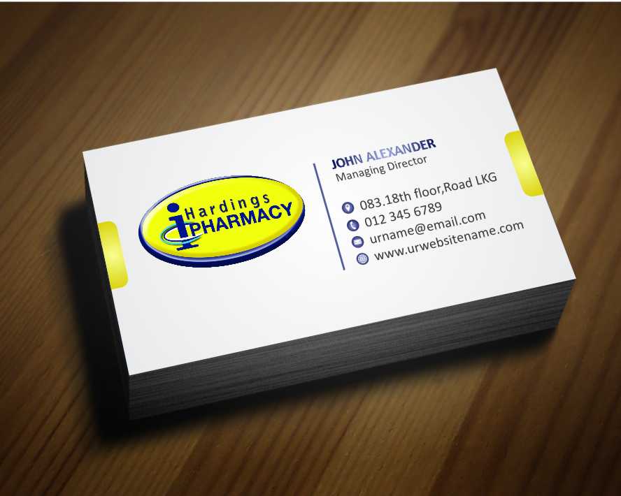 Business Card Design by AwsomeD for hardings pharmacy | Design #3847554