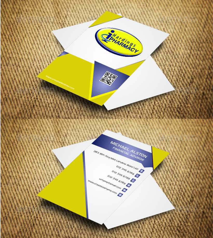Business Card Design by AwsomeD for hardings pharmacy | Design #3847564