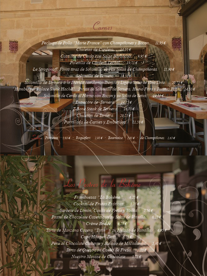 Menu Design by Andrea for this project | Design #161569