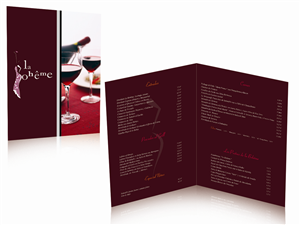 Menu Design by Oguz Aybar