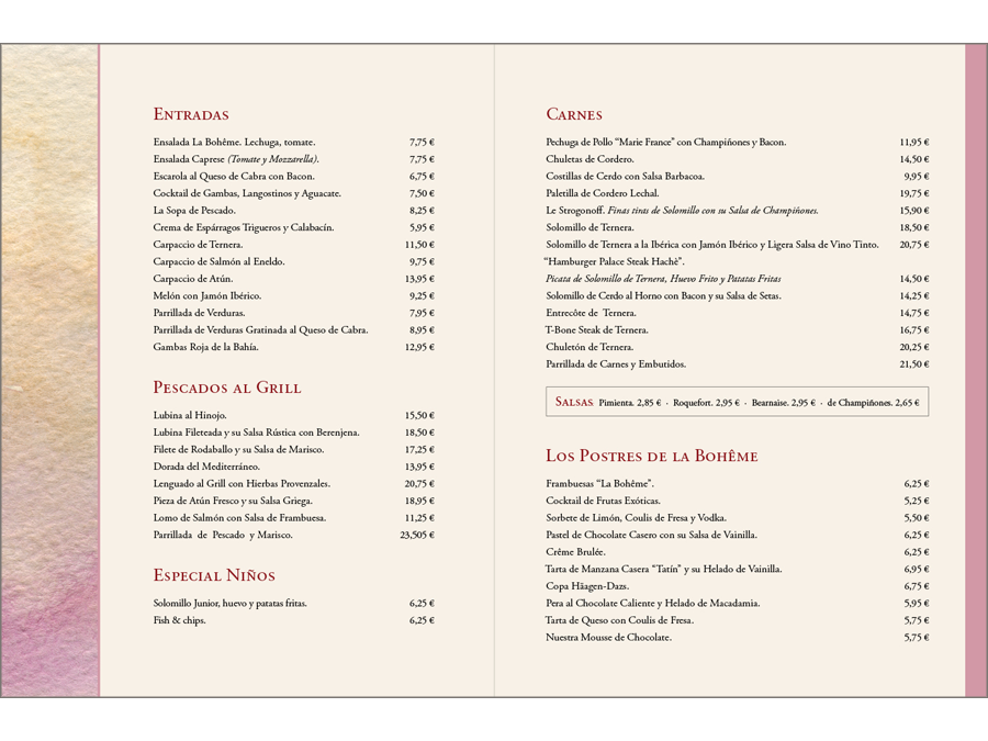 Menu Design by Thomann Design for this project | Design #135180
