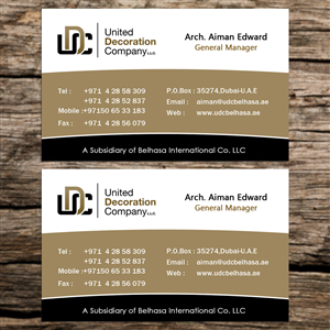Business Card Design by Sandaruwan