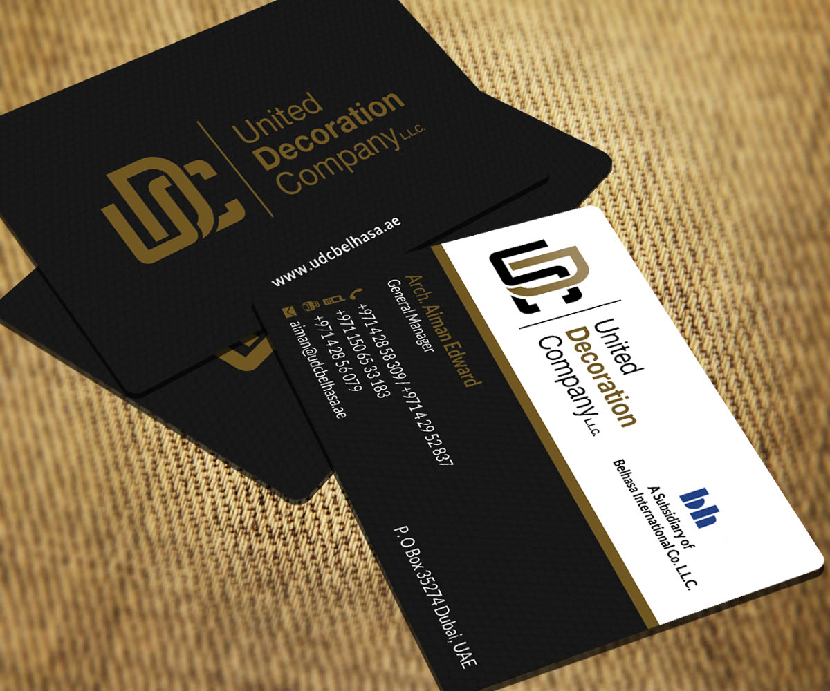 Business Card Design by Sarah Haroon for this project | Design #3841984