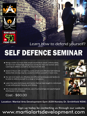 Flyer Design by Triste Uno for Martial Arts Development | Design: #3875136