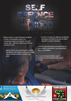 Flyer Design by joaquinfb for Martial Arts Development | Design: #3872024